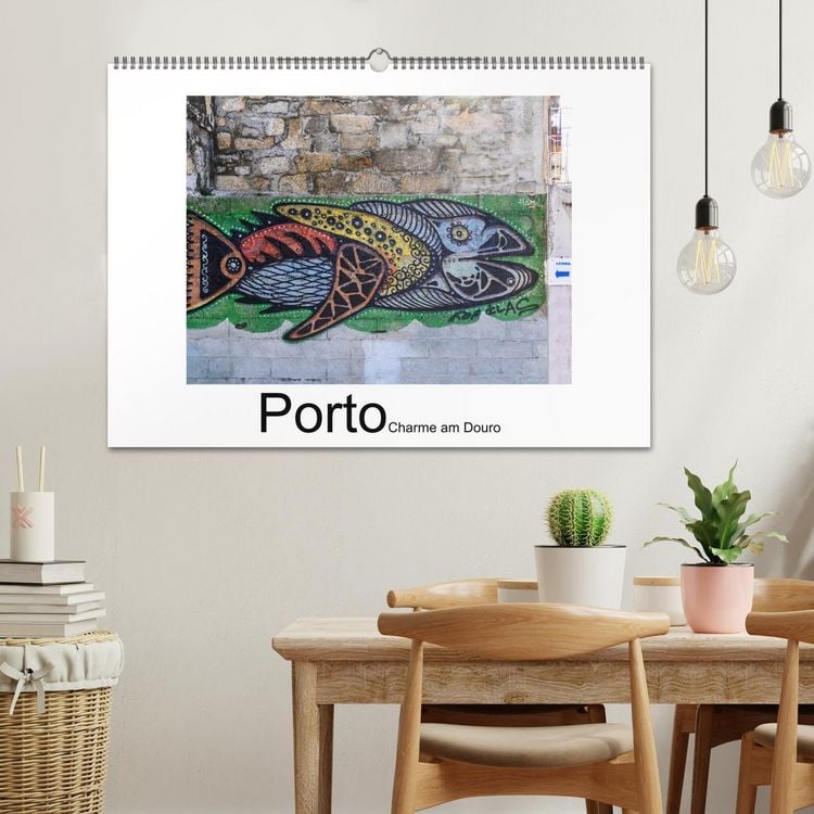 Produktbild: Porto - Charme am Douro (Wandkalender 2026 DIN A2 quer), CALVENDO Monatskalender
