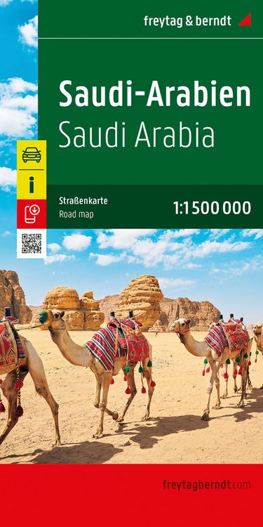 Produktbild: Freytag & berndt Stra&szlig;enkarte Saudi-Arabien 1:1,5 Mio.