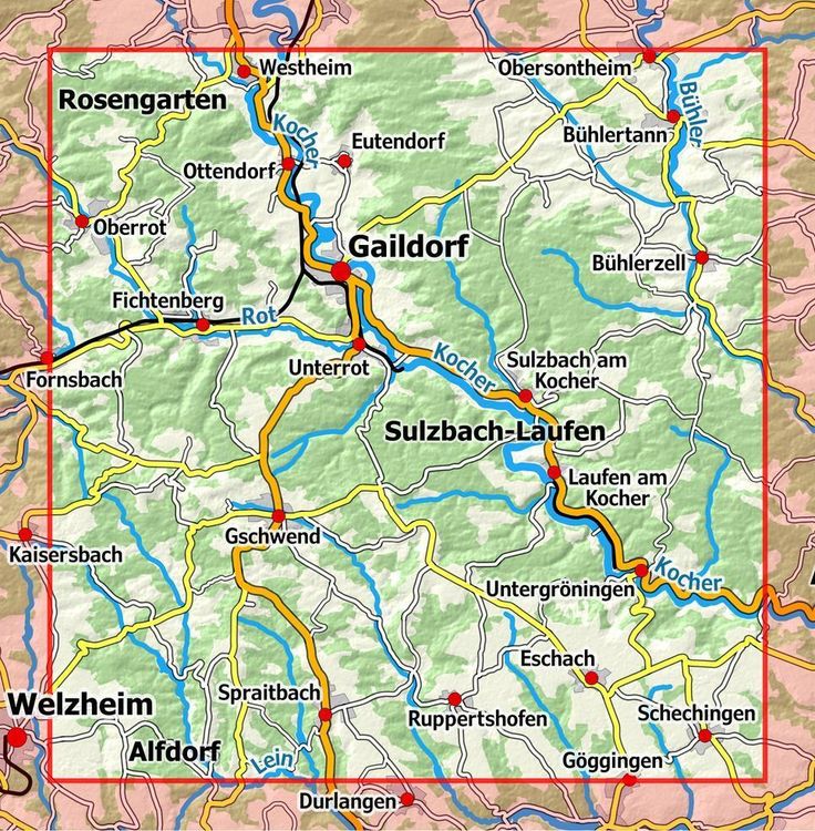 Produktbild: Gaildorf und Umgebung