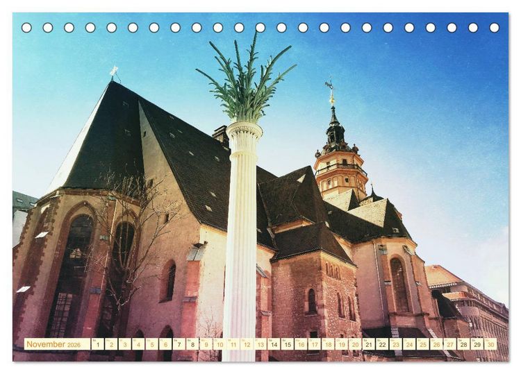 Produktbild: LEIPZIG urcool (Tischkalender 2026 DIN A5 quer), CALVENDO Monatskalender