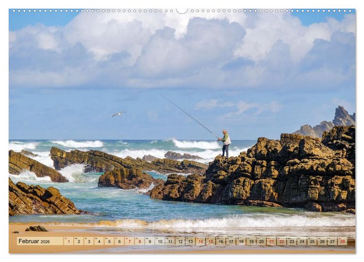 Produktbild: Fischerweg Portugal (hochwertiger Premium Wandkalender 2026 DIN A2 quer), Kunstdruck in Hochglanz