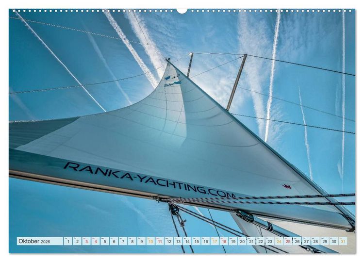 Produktbild: Segelyacht - Freiheit und Abenteuer (Wandkalender 2026 DIN A2 quer), CALVENDO Monatskalender