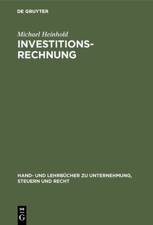 Produktbild: Investitionsrechnung