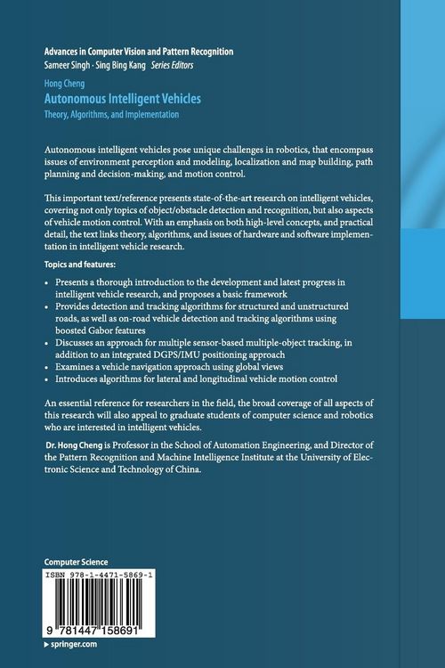 Produktbild: Autonomous Intelligent Vehicles