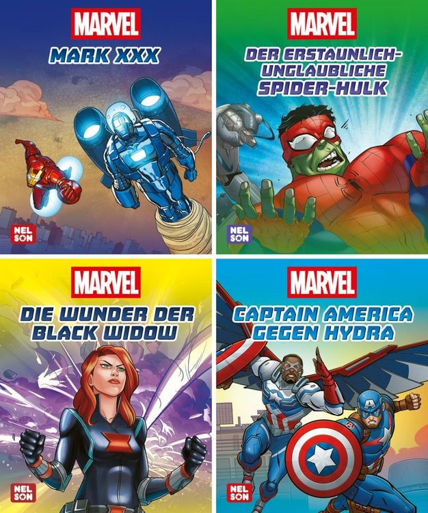 Produktbild: Nelson Mini-Bücher: 4er Marvel 5-8