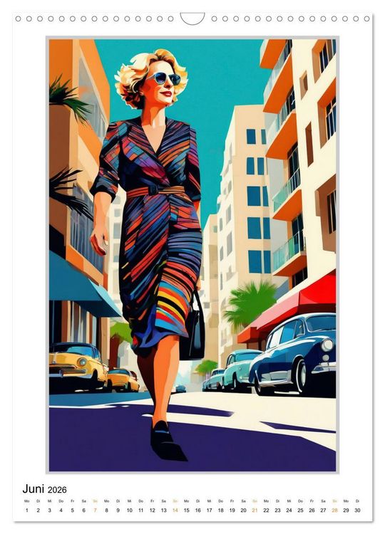 Produktbild: Modern Art Frauenbilder (Wandkalender 2026 DIN A3 hoch), CALVENDO Monatskalender