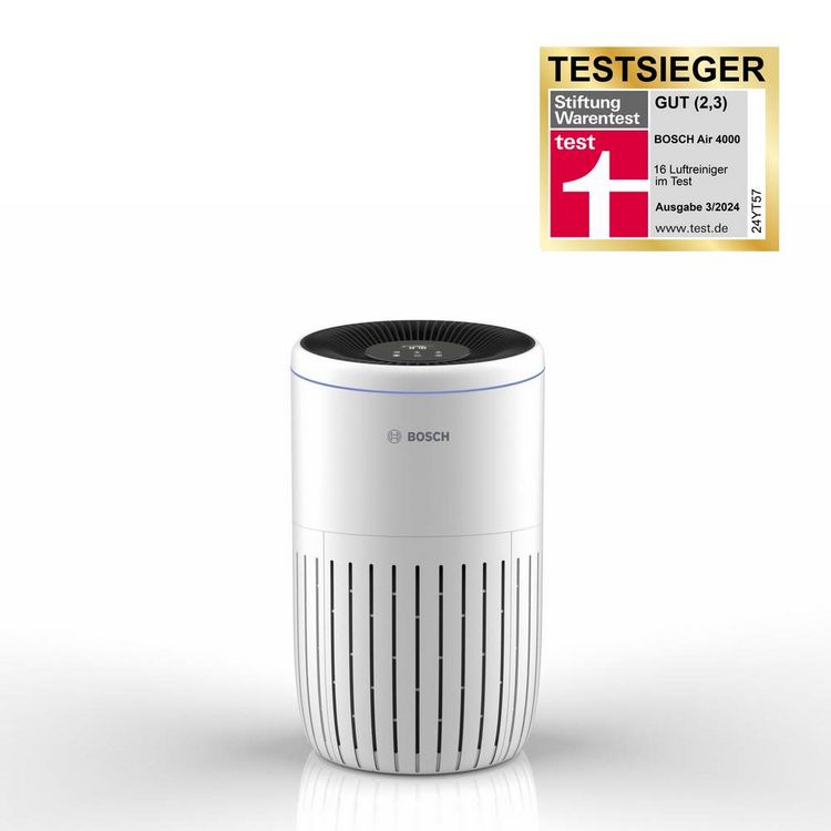 Produktbild: Bosch Home Comfort 7733701943 Air 4000 Luftreiniger 62m&sup2; Wei&szlig;, Schwarz