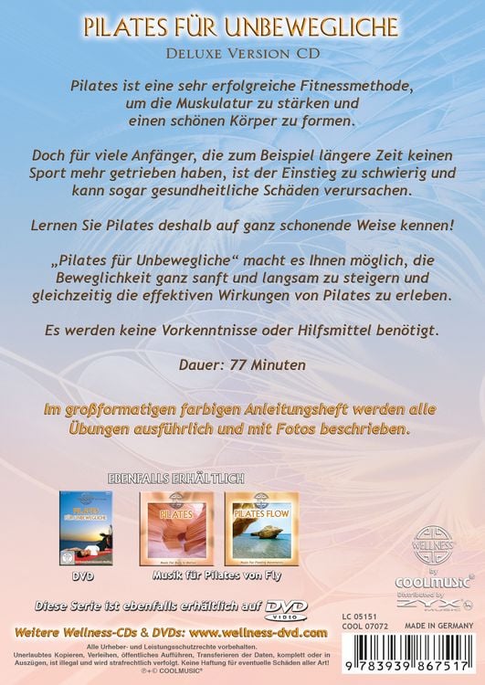 Produktbild: Pilates f&uuml;r Unbewegliche (Deluxe Version CD)