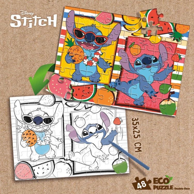 Produktbild: Disney Eco-Puzzle Mini DF 48 Stitch