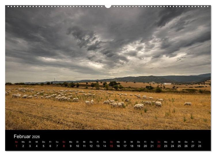Produktbild: Sardinien - die sch&ouml;nsten Emotionen der Insel (hochwertiger Premium Wandkalender 2026 DIN A2 quer), Kunstdruck in Hochglanz