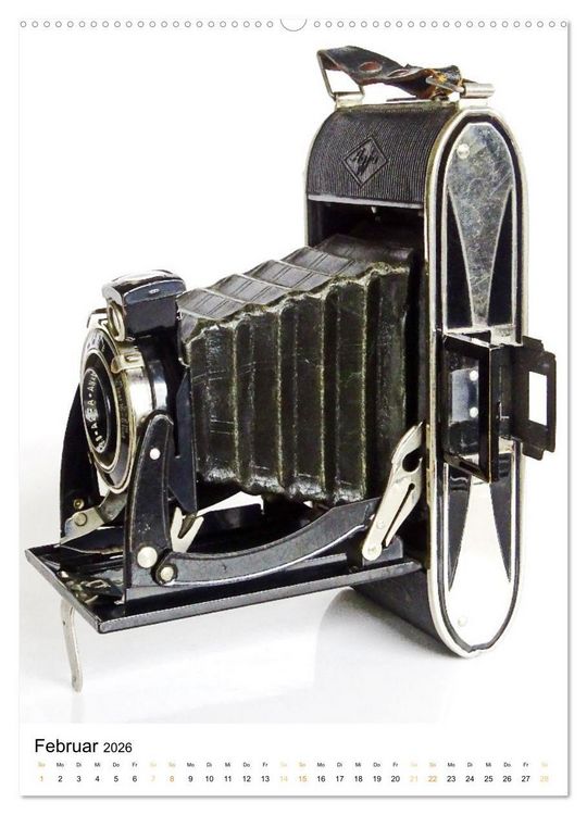 Produktbild: Balgenkameras - Analoge Fotoapparate mit Charme (hochwertiger Premium Wandkalender 2026 DIN A2 hoch), Kunstdruck in Hochglanz
