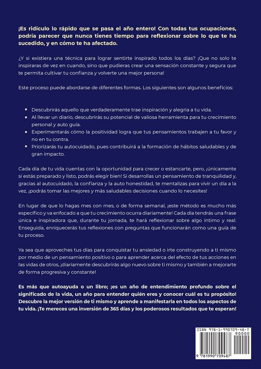 Produktbild: ESTE ES MI CAMINO Diario con 365 Pensamientos Positivos para tu Autocuidado