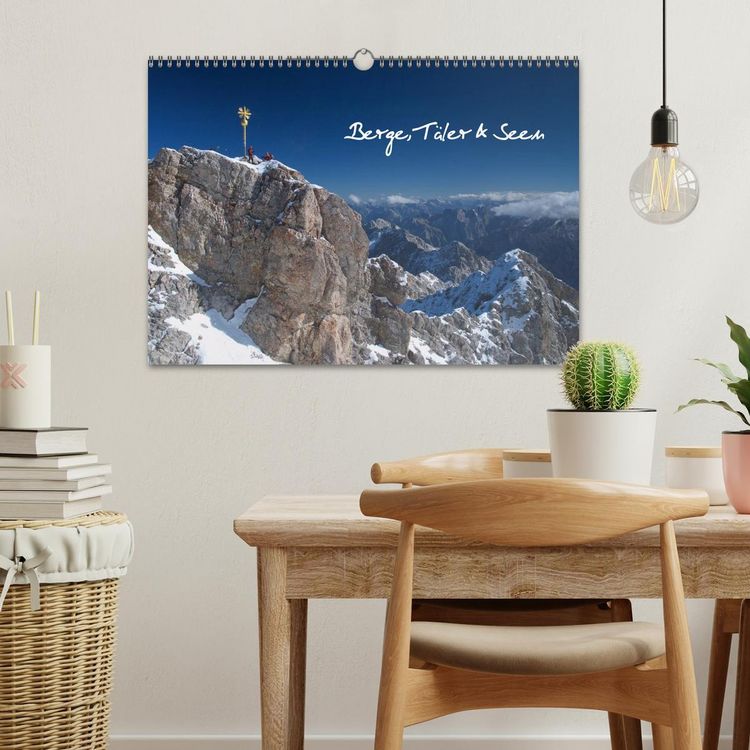 Produktbild: Berge, T&auml;ler & Seen (Wandkalender 2026 DIN A3 quer), CALVENDO Monatskalender