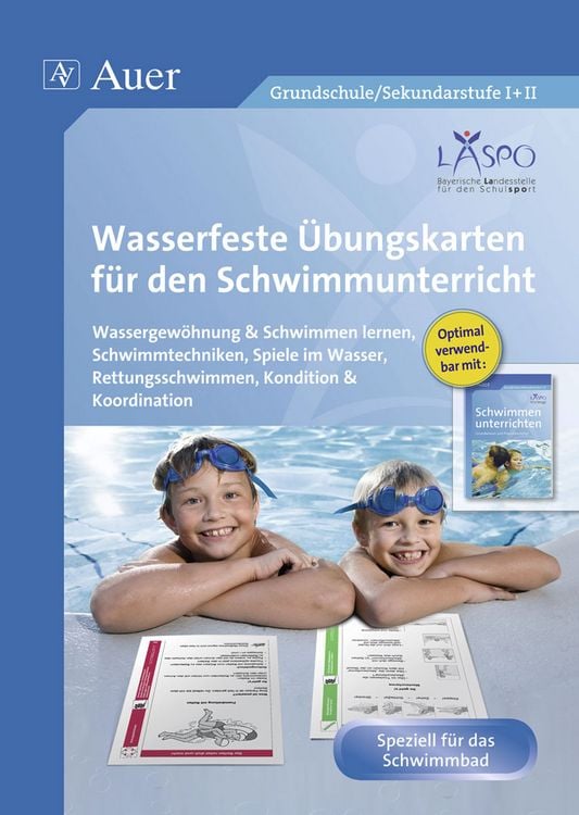 Produktbild: Wasserfeste &Uuml;bungskarten f&uuml;r den Schwimmunterricht