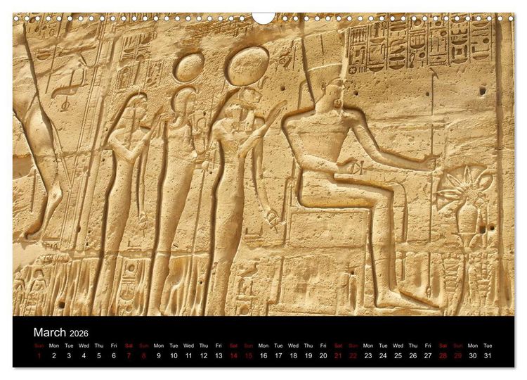 Produktbild: On the trail of the ancient Egypt (Wall Calendar 2026 DIN A3 landscape), CALVENDO 12 Month Wall Calendar