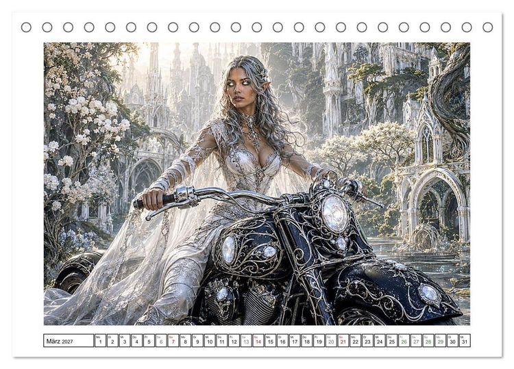 Produktbild: Nachtreiterinnen (Tischkalender 2027 DIN A5 quer), CALVENDO Monatskalender