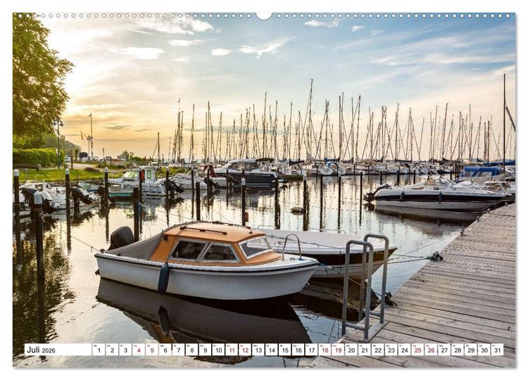 Produktbild: Flensburger F&ouml;rde: Eine Reise durch Deutschlands hohen Norden (hochwertiger Premium Wandkalender 2026 DIN A2 quer), Kunstdruck in Hochglanz