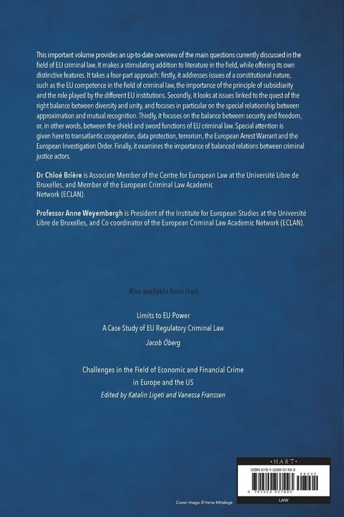 Produktbild: The Needed Balances in EU Criminal Law