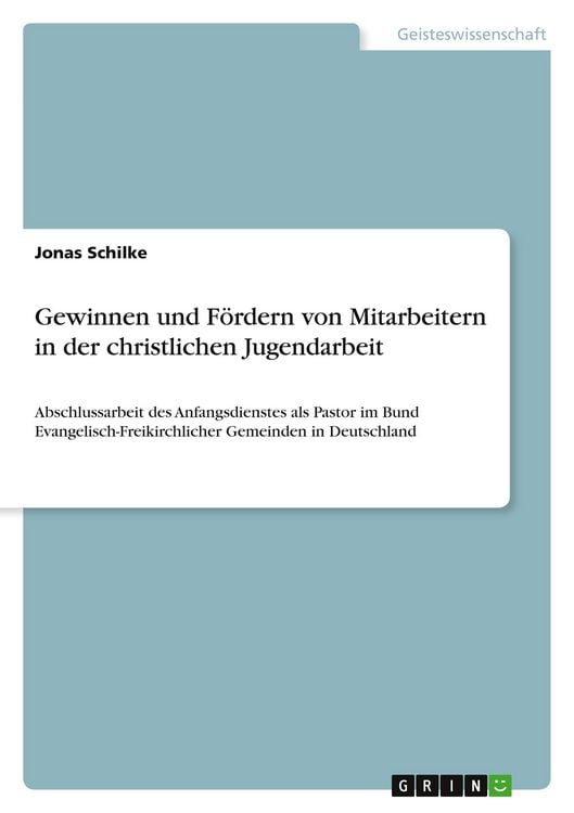Produktbild: Gewinnen und F&ouml;rdern von Mitarbeitern in der christlichen Jugendarbeit