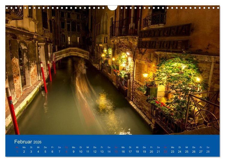 Produktbild: Mein lautloses Venedig (Wandkalender 2026 DIN A3 quer), CALVENDO Monatskalender
