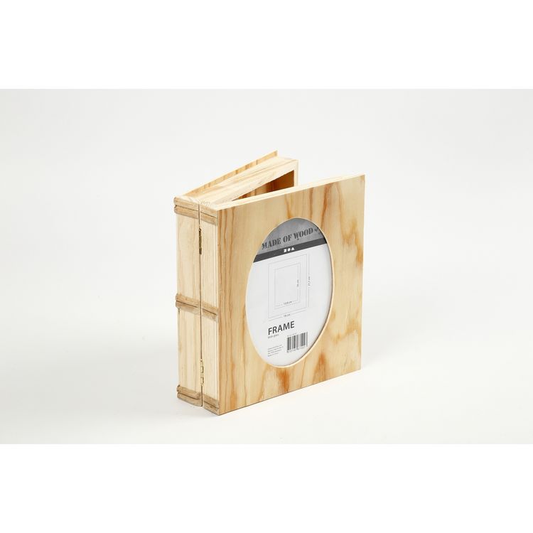 Produktbild: Creativ Company Schachtel in Buchform, Gr&ouml;&szlig;e 21,7x18 cm, Lochgr&ouml;&szlig;e 16x10,8 cm, Dicke 5,6 cm