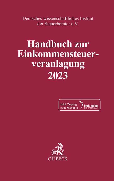 Produktbild: Handbuch zur Einkommensteuerveranlagung 2023. ESt 2023