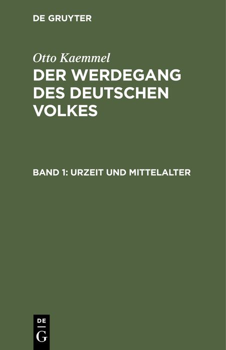 Produktbild: Urzeit und Mittelalter