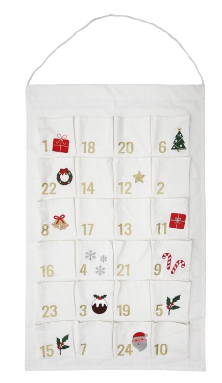 Produktbild: Adventskalender mit Stickerei