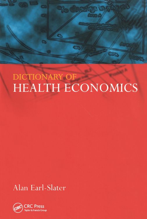 Produktbild: Dictionary of Health Economics