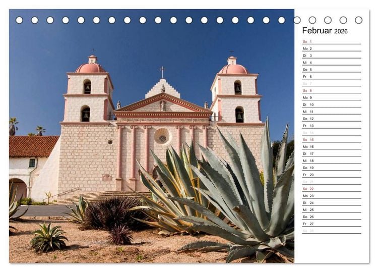 Produktbild: Kalifornien USA (Tischkalender 2026 DIN A5 quer), CALVENDO Monatskalender