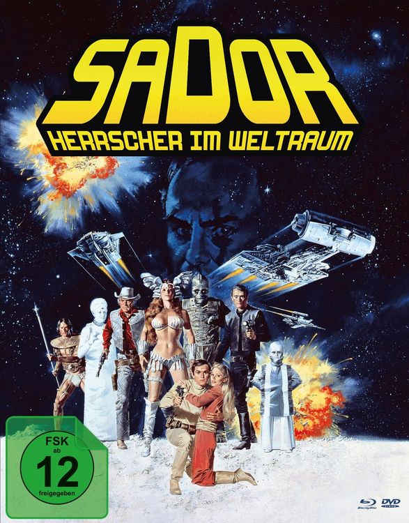 Produktbild: Sador - Herrscher im Weltraum - Mediabook (Blu-ray+DVD)