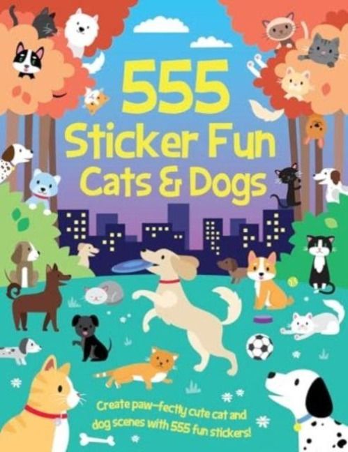 Produktbild: 555 Sticker Fun - Cats & Dogs Activity Book
