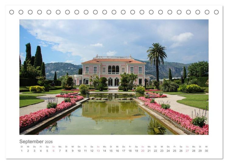 Produktbild: Faszination der C&ocirc;te d'Azur (Tischkalender 2026 DIN A5 quer), CALVENDO Monatskalender