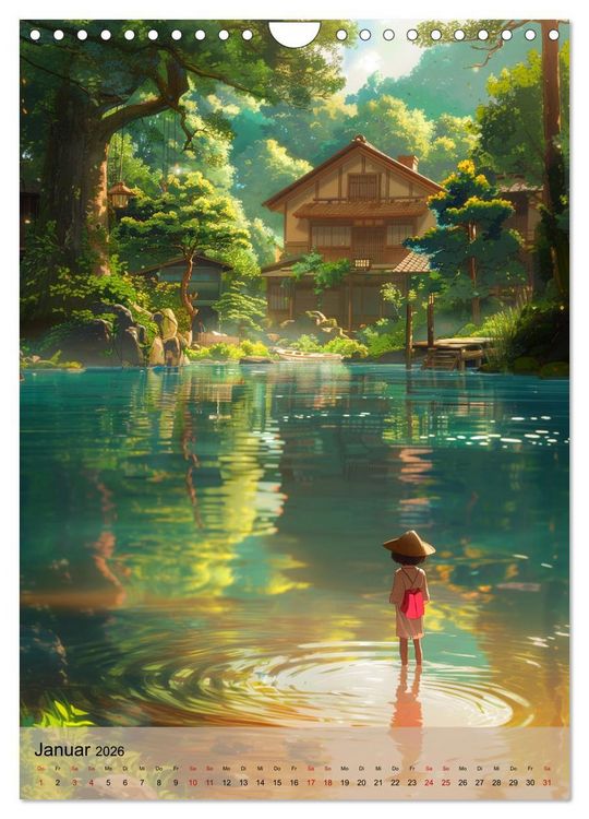 Produktbild: Immer wieder Anime (Wandkalender 2026 DIN A4 hoch), CALVENDO Monatskalender