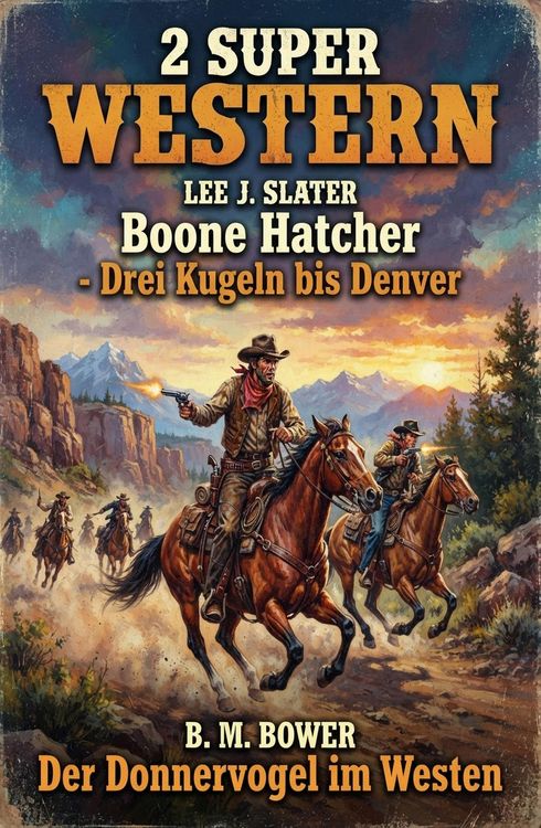 Produktbild: 2 Super Western: Boone Hatcher - Drei Kugeln bis Denver / Der Donnervogel im Westen