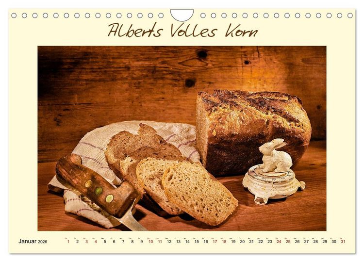 Produktbild: Mein liebstes Brot (Wandkalender 2026 DIN A4 quer), CALVENDO Monatskalender