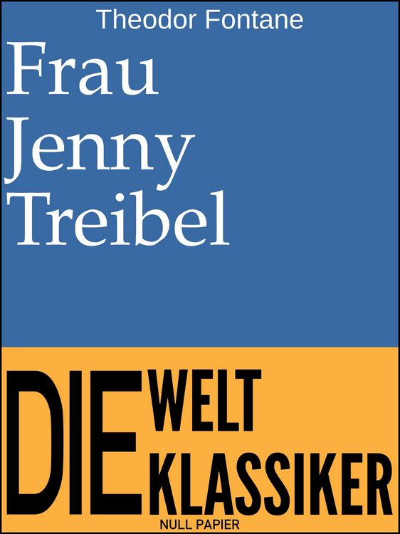 Produktbild: Frau Jenny Treibel