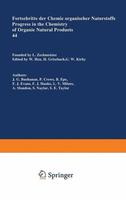Produktbild: Fortschritte der Chemie organischer Naturstoffe / Progress in the Chemistry of Organic Natural Products