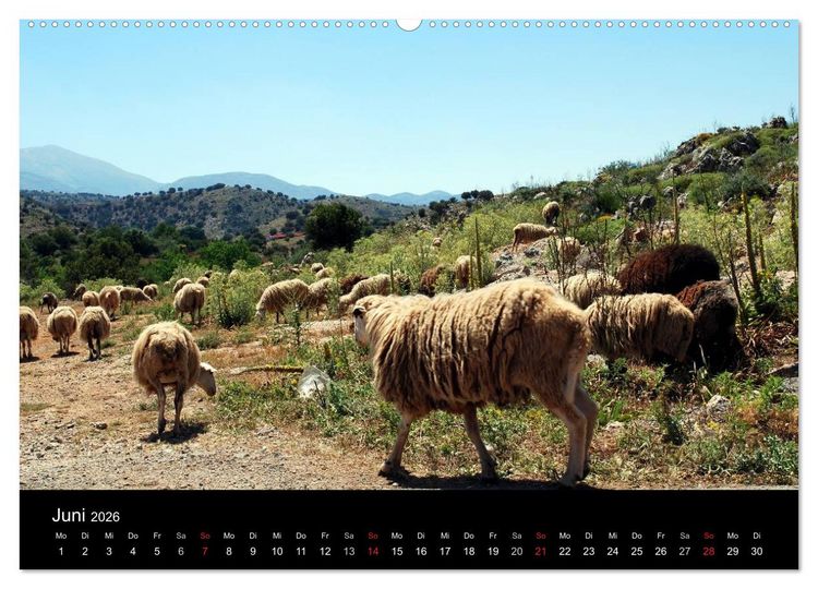 Produktbild: Insel Kreta (Wandkalender 2026 DIN A2 quer), CALVENDO Monatskalender