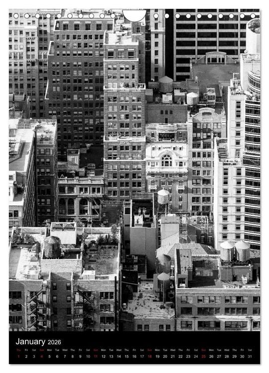 Produktbild: New York City (Wall Calendar 2026 DIN A4 portrait), CALVENDO 12 Month Wall Calendar
