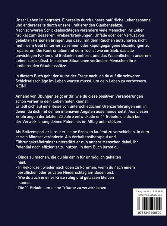 Produktbild: Die 11 Gebote, wie du dein volles Potenzial im Leben verwirklichst.