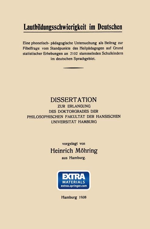Produktbild: Lautbildungsschwierigkeit im Deutschen