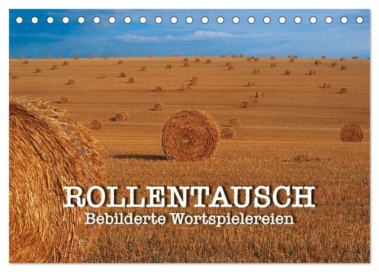 Produktbild: Rollentausch &ndash; Bebilderte Wortspielereien (Tischkalender 2026 DIN A5 quer), CALVENDO Monatskalender