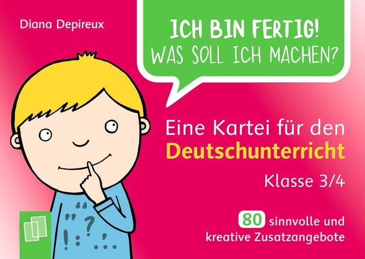 Produktbild: Eine Kartei f&uuml;r den Deutschunterricht &ndash; Klasse 3/4