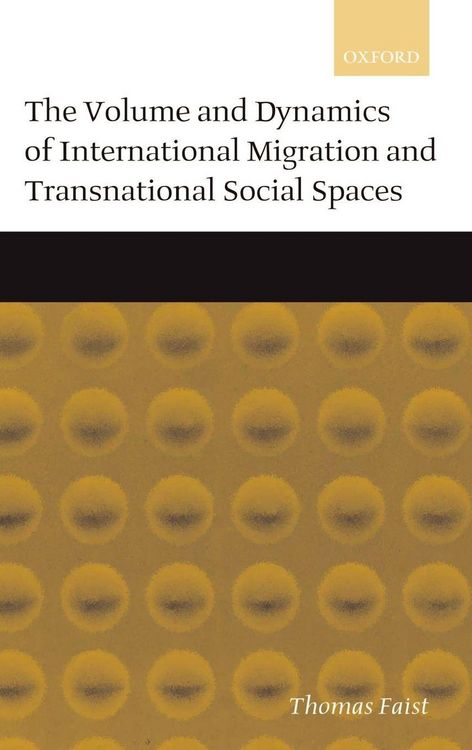 Produktbild: The Volume and Dynamics of International Migration and Transnational Social Spaces