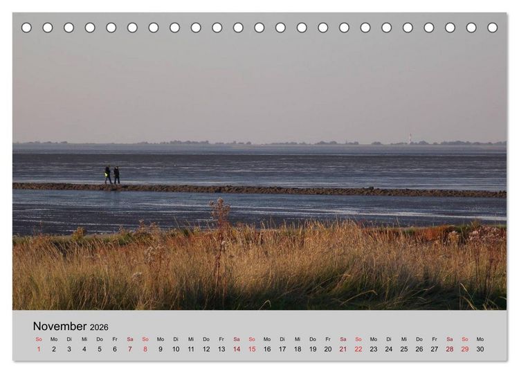 Produktbild: Blicke hinaus aufs Meer (Tischkalender 2026 DIN A5 quer), CALVENDO Monatskalender