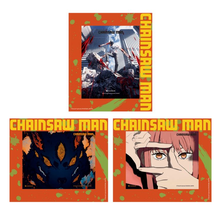 Produktbild: Chainsaw Man - 3D Karten Rahmen Set - (3 St&uuml;ck)