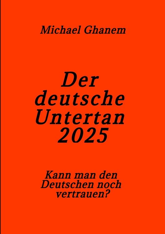 Produktbild: Der deutsche Untertan 2025