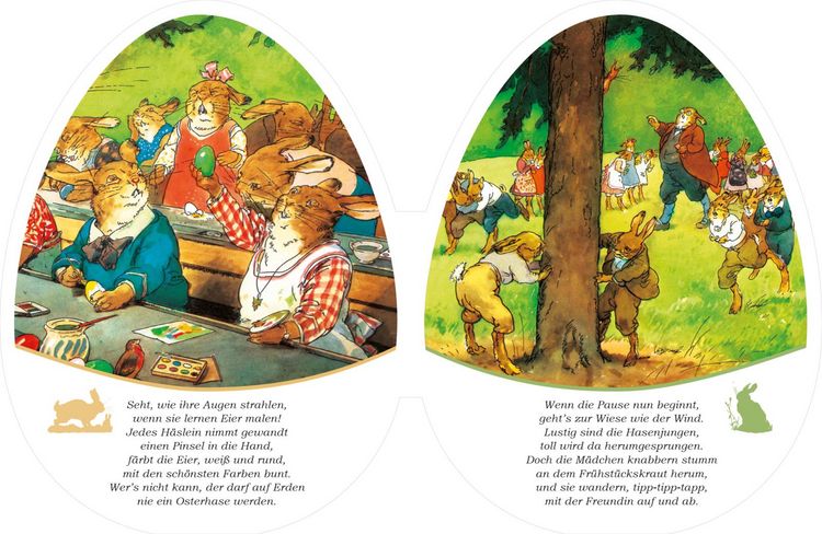 Produktbild: Die H&auml;schenschule: Gro&szlig;es Pappbilderbuch in Ei-Form