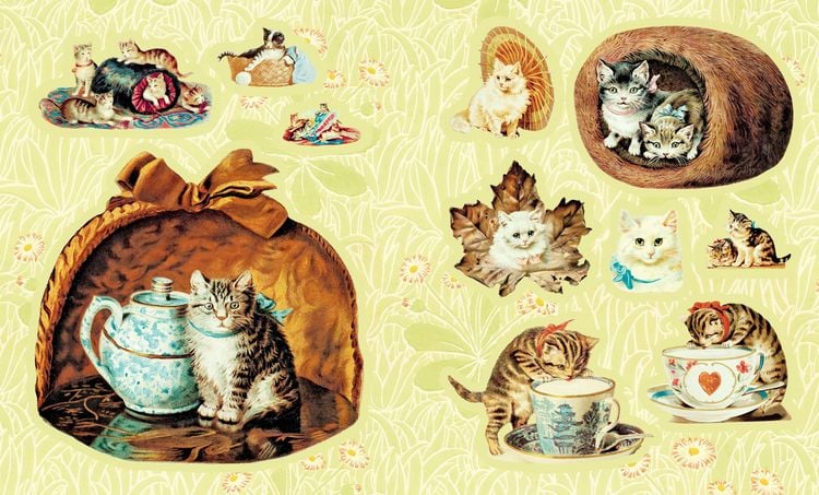 Produktbild: Cynthia Hart's Victoriana Cats: The Sticker Book